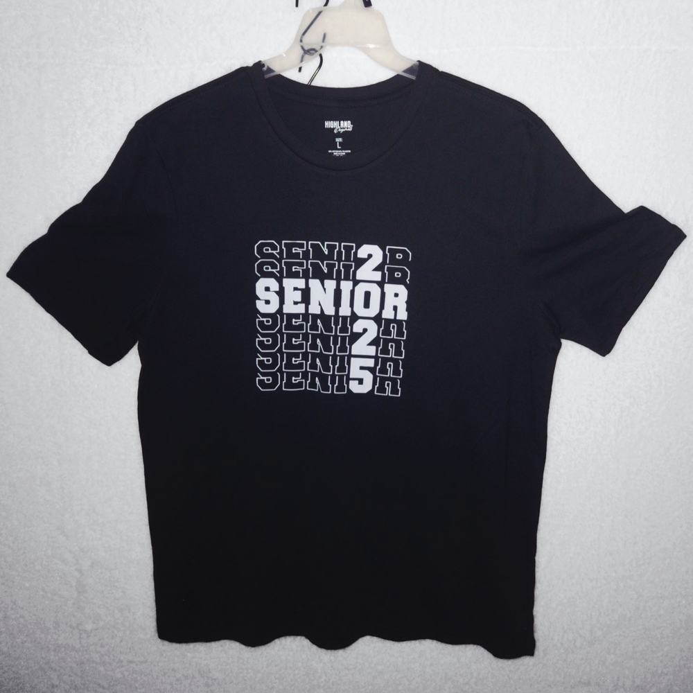 Black Short Sleeve Tee Size: Med, Large, XL, 2xl, 3xl